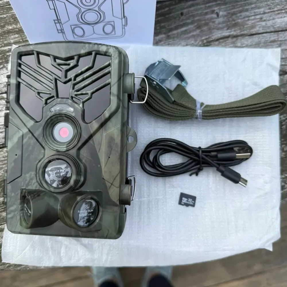 Digital Trail Camera HC-810 Series 32GB SD Card 0.3s Trigger Speed 120° PIR